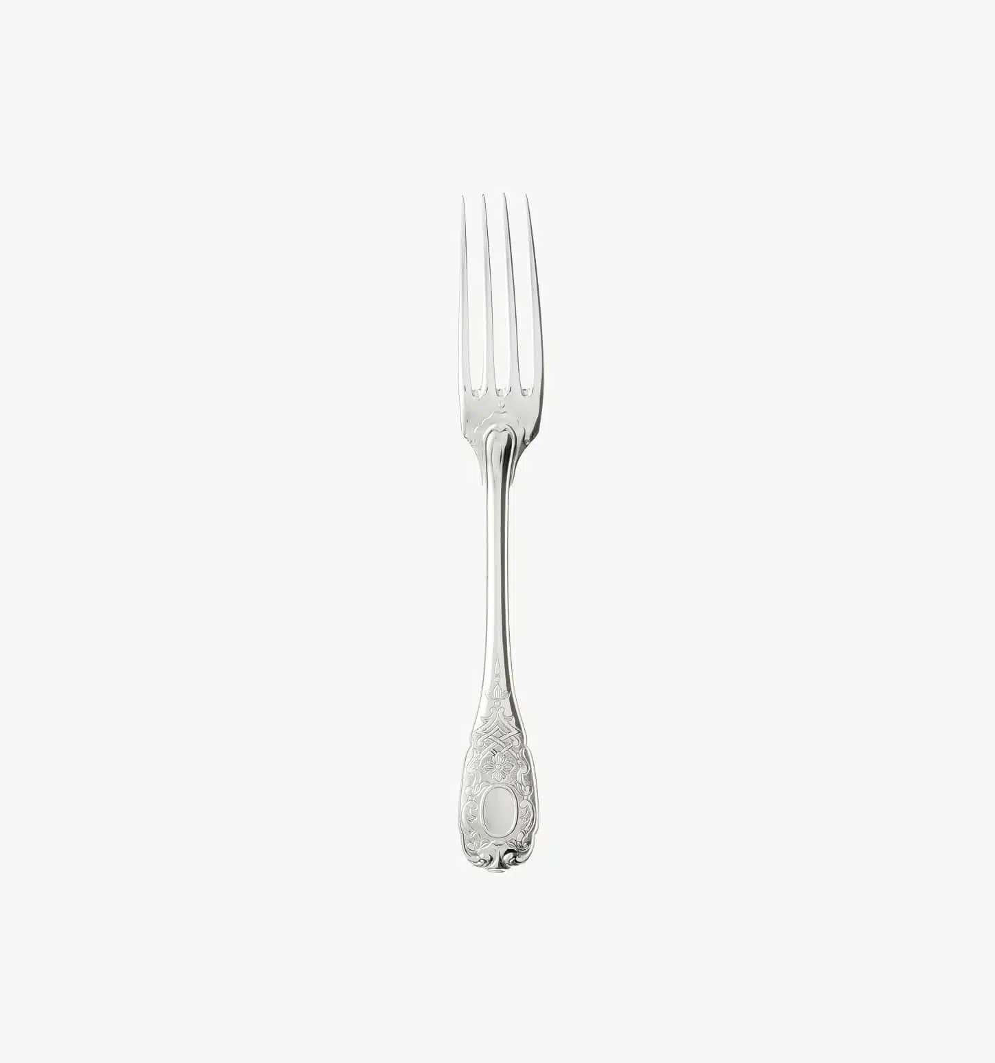 Fourchette de table de la collection Elysée de Puiforcat en argent massif