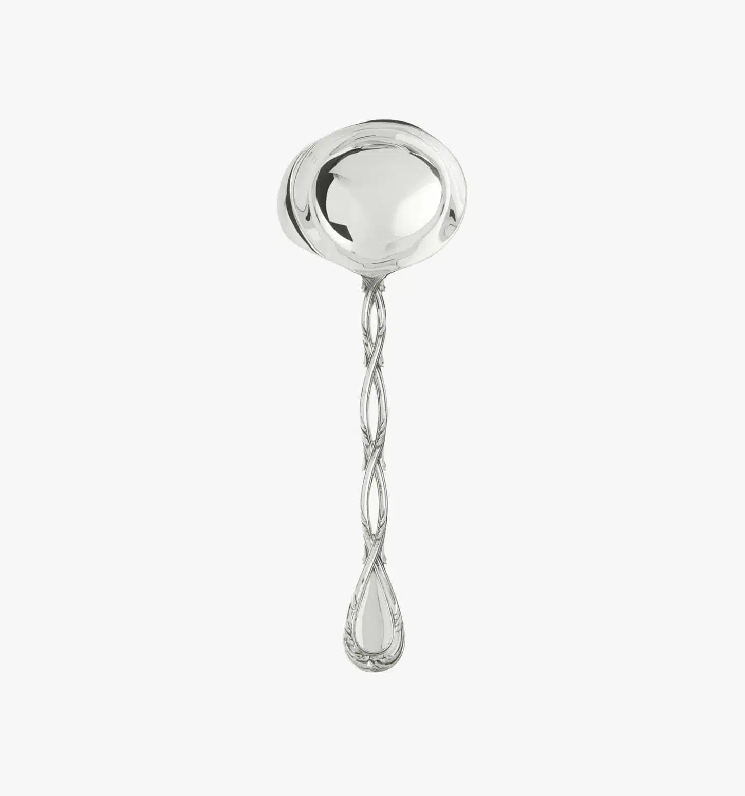 Cuiller à crème de la collection Royal de Puiforcat en argent massif