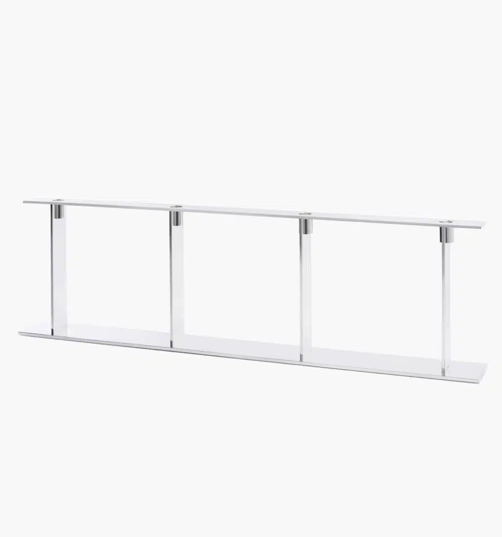 Candélabre quatre lumières en argent massif de la collection Pilotis