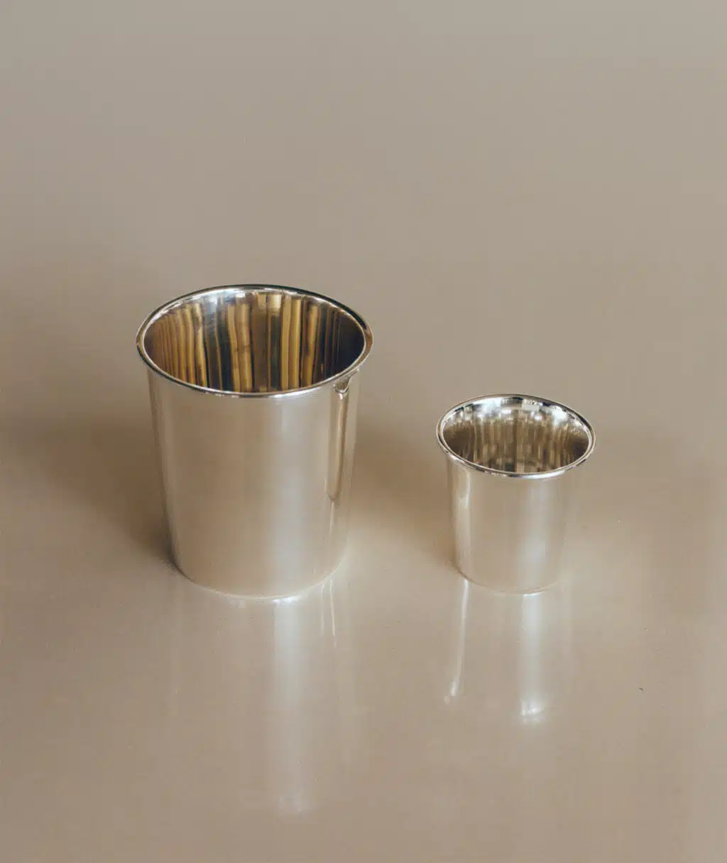 Collection Capucin - timbale et rond de serviette